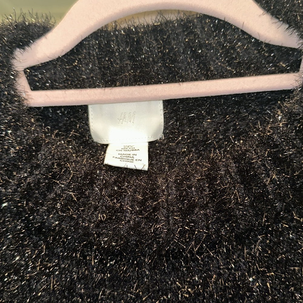 H&M Women's Black Sparkle Sweater, EUC - Picture 3 of 5